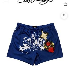 Ed Hardy CROSS SNAKE MEN'S MESH SHORT